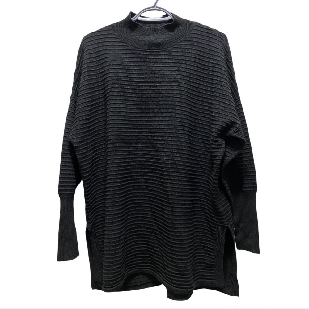 MAX Studio Black Pullover Long Sleeves Sweater size 2X